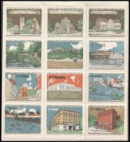 Amerikai Egyesült Államok St. Paul - Nevezetességek 20 db-os levélzáró sor