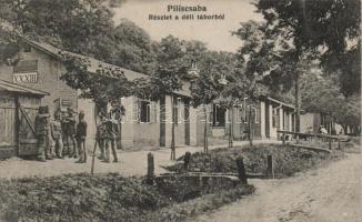 Piliscsaba, déli tábor (ázott / wet damage)