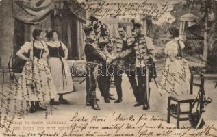 Hungarian military propaganda, recruiting, folklore (EK)