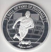 Uganda 2006. 2000Sh Ag "A labdarúgás halhatatlanjainak csarnoka - Bulgária 1990-es évek" T:PP Uganda 2006. 2000 Shilling Ag "Hall of Fame of football - Bulgaria 1990s" C:PP