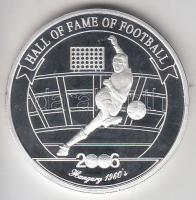 Uganda 2006. 2000Sh Ag "A labdarúgás halhatatlanjainak csarnoka - Magyarország 1960-as évek" T:PP Uganda 2006. 2000 Shilling Ag "Hall of Fame of football - Hungary 1960s" C:PP