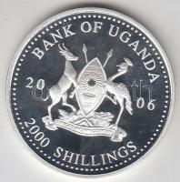 Uganda 2006. 2000Sh Ag "A labdarúgás halhatatlanjainak csarnoka - Magyarország 1960-as évek&quo...
