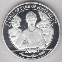 Uganda 2006. 2000Sh Ag "A labdarúgás halhatatlanjainak csarnoka - Argentína/Spanyolország 1950-es évek" T:PP Uganda 2006. 2000 Shilling Ag "Hall of Fame of football - Argentina/Spain 1950s" C:PP