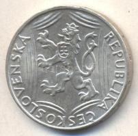 Csehszlovákia 1948. 100K Ag "Függetlenség" T:1- Czechoslovakia 1948. 100 Korun Ag "Independence" C:AU