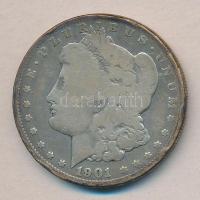 Amerikai Egyesült Államok 1901O 1$ Ag "Morgan" T:3 USA 1901O Morgan Dollar Ag C:F