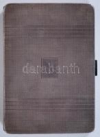 Ezüst (Ag.) cigarettatárca, jelzett, 8×12 cm /
Silver art-deco cigarette-box 157 g