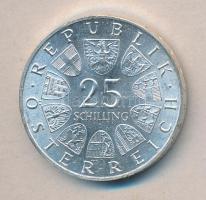 Ausztria 1964. 25Sch Ag "Franz Grillparzer" T:2 
Austria 1964. 25 Schilling Ag "Franz...