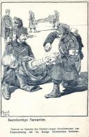 K.u.k. army WWI, Good Samaritan, red cross, military propaganda, s: Azeich