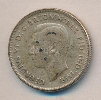 Ausztrália 1944. 1Fl Ag T:2- Australia 1944. 1 Florin Ag C:VF