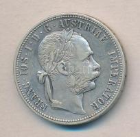 Ausztria 1878. 1Fl Ag "Ferenc József" T:2- Austria 1878. 1 Florin Ag "Franz Joseph" C:VF