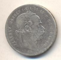 1879KB 1Ft Ag "Középcímer" T:3