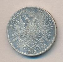 Ausztria 1912. 2K Ag T:2,2-
Austria 1912. 2 Corona Ag C:XF,VF