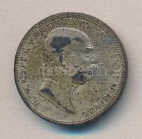 Ausztria 1908. 1K Ag "Jubileum" T:2 kny. Austria 1908. 1 Corona Ag "Jubilee" C:XF