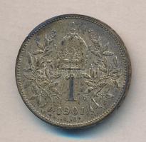 Ausztria 1901. 1K Ag T:2 kny.
Austria 1901. 1 Corona Ag C:XF