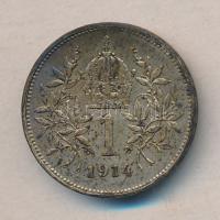 Ausztria 1914. 1K Ag T:2 kny.
Austria 1914. 1 Corona Ag C:XF