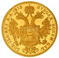 Ausztria 1915. 1D Au(0.986) "Ferenc József" (3.49g) utánveret T:PP
Austria 1915. 1 Ducat A...