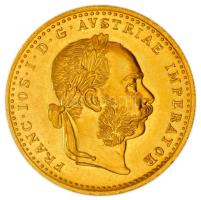 Ausztria 1915. 1D Au(0.986) "Ferenc József" (3.49g) utánveret T:1 Austria 1915. 1 Ducat Au(0.986) "Franz Joseph I" (3.49g) restrike C:Unc