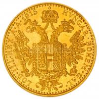 Ausztria 1915. 1D Au(0.986) "Ferenc József" (3.49g) utánveret T:1
Austria 1915. 1 Ducat Au...