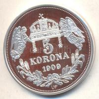 DN "Királyi koronák / 1909 5K - Mátyás" Ag emlékérem (20g/0.999/38,61mm) T:PP Csak 2000db,...