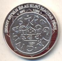 DN "A magyar nemzet pénzérméi - Szent István és az első magyar pénz 997-1038." Ag (0,999) emlékérem (10,37g) T:PP tanúsítvánnyal!