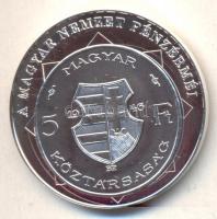 DN "A magyar nemzet pénzérméi - A Forint rendszer bevezetése 1946. 5Ft" Ag (0,999) emlékér...