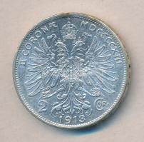 Ausztria 1913. 2K Ag T:2
Austria 1913. 2 Corona Ag C:XF