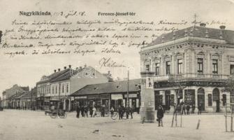 Nagykikinda Franz Joseph square, Shop of Miksa M. Krausz (Rb)