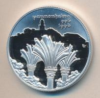 1996. 1000Ft Ag "Pannonhalma" T:PP Eredeti tokban, tanúsítvánnyal!