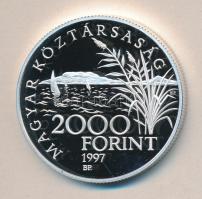 1997. 2000Ft Ag "Régi balatoni hajók I-Helka&Kelén" T:PP Eredeti tokban, tanúsítvánnya...