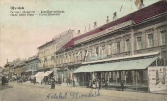 Újvidék Franz Joseph square, Hotel Erzsébet