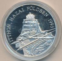 Bognár György (1944-) 1993. "Vitéz Nagybányai Horthy Miklós / Itthon hazai földben" Ag(0.9...