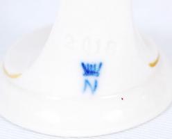 Balerina, Capodimonte , kézzel festett, olasz, jelzett, apró lepattanások több helyen, m:13 cm