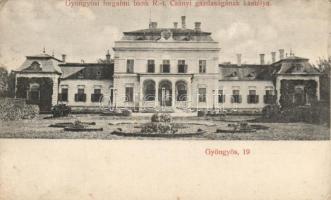 Gyöngyös, a gyöngyösi forgalmi bank Rt. csányi gazdaságának kastélya (fa)