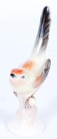 Drasche madár, kézzel festett, jelzett, hibátlan, m:14 cm