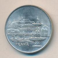 Csehszlovákia 1986. 50K Ag "Prága" T:2 Czechslovakia 1986. 50 Korun Ag "Prague" C:XF