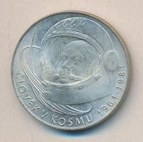 Csehszlovákia 1981. 100K Ag "Űrutazás" T:2 Czechslovakia 1986. 100 Korun Ag "Manned Space Flight" C:XF