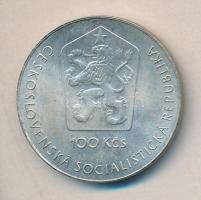 Csehszlovákia 1981. 100K Ag "Űrutazás" T:2
Czechslovakia 1986. 100 Korun Ag "Manned S...