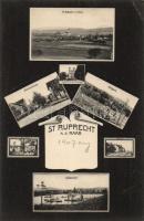 Sankt Ruprecht an der Raab, pilgrimage church, railway station street, railway station, forest park, Lockerteich, castle (EB)