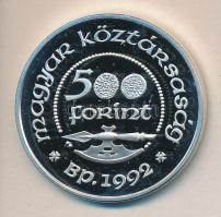 1992. 500Ft "Szent László" Ag T:PP