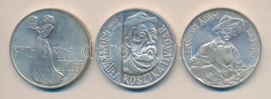 1977. 200Ft Ag 3klf db "Festők II. Mányoki, Rippl-Rónai, Csontváry" sor T:BU