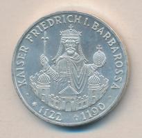 Németország 1990F 10M Ag "I. Barbarossa Frigyes" T:1- Germany 1990F 10 Mark Ag "Frederick I Barbarossa" C:AU
