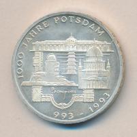 Németország 1993F 10M Ag "1000 éves Potsdam" T:BU Germany 1993F 10 Mark Ag "1000th Anniversary Potsdam" C:AU
