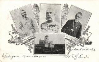 Esztergom a Magyar Katolikus Egyház 900 éves jubileuma, Ferenc József (b)