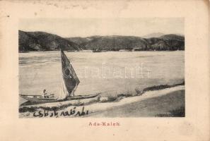 Ada Kaleh sailing boat (gluemark) (non pc)