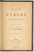 Lafontaine: Fables. Leipzig, o.J., Renger'sche Buchhandlung, Gebhardt & Wilisch. Kiadói félvászon kötésben, ex librisszel, jó állapotban /  Half-linen binding, with ex libris, good condition