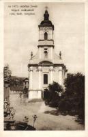 Szekszárd, az 1925-ben leégett katolikus templom (EB)