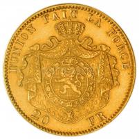 Belgium 1883. 20Fr Au (0.900/6.45g) "II. Lipót" T:2
Belgium 1883. 20 Francs Au (0.900/6.45...