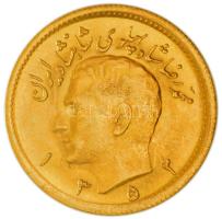 Irán 1973. 1/2P Au (0.900/4.07g) T:2 Iran 1973. 1/2 Pahlavi Au (0.900/4.07g) C:XF