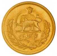 Irán 1973. 1/2P Au (0.900/4.07g) T:2
Iran 1973. 1/2 Pahlavi Au (0.900/4.07g) C:XF