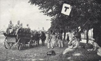 Military WWI, K.u.K. telegraph regiment station